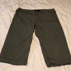 Calvin Klein Army Green Capri